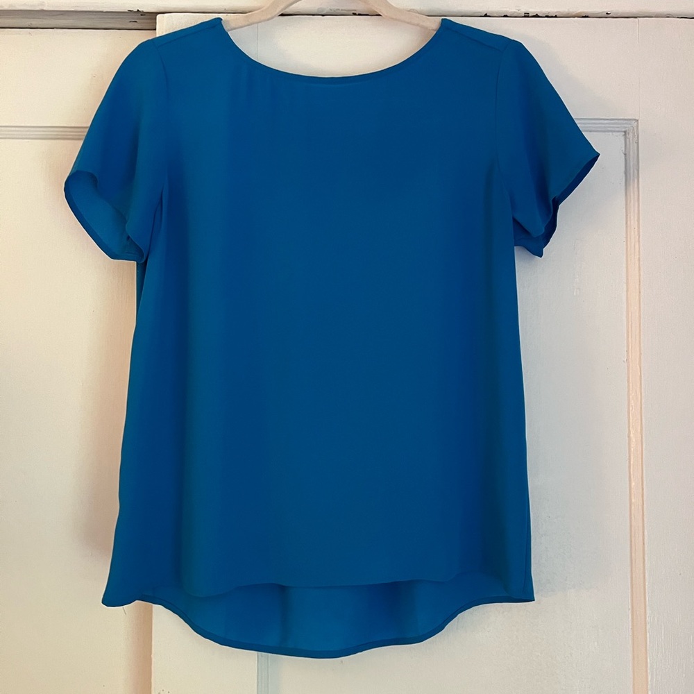 LOFT Vibrant Blue Blouse